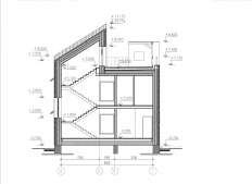 Individual energy efficient house in the cottage village of the Chelyabinsk region (Ural)